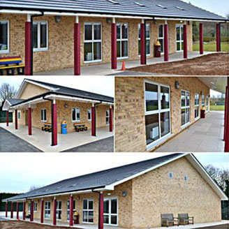 Brand new hall - Local Primary School 1
